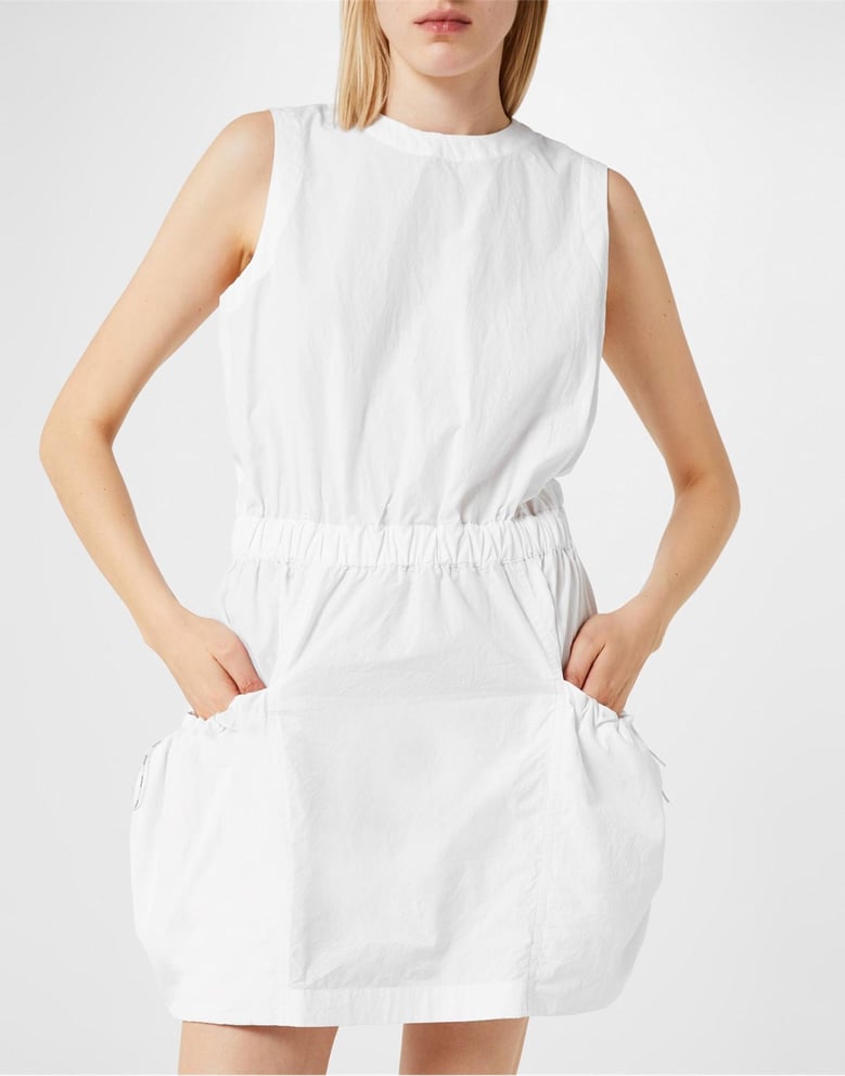 drawstring sleeveless dress by Selfnex