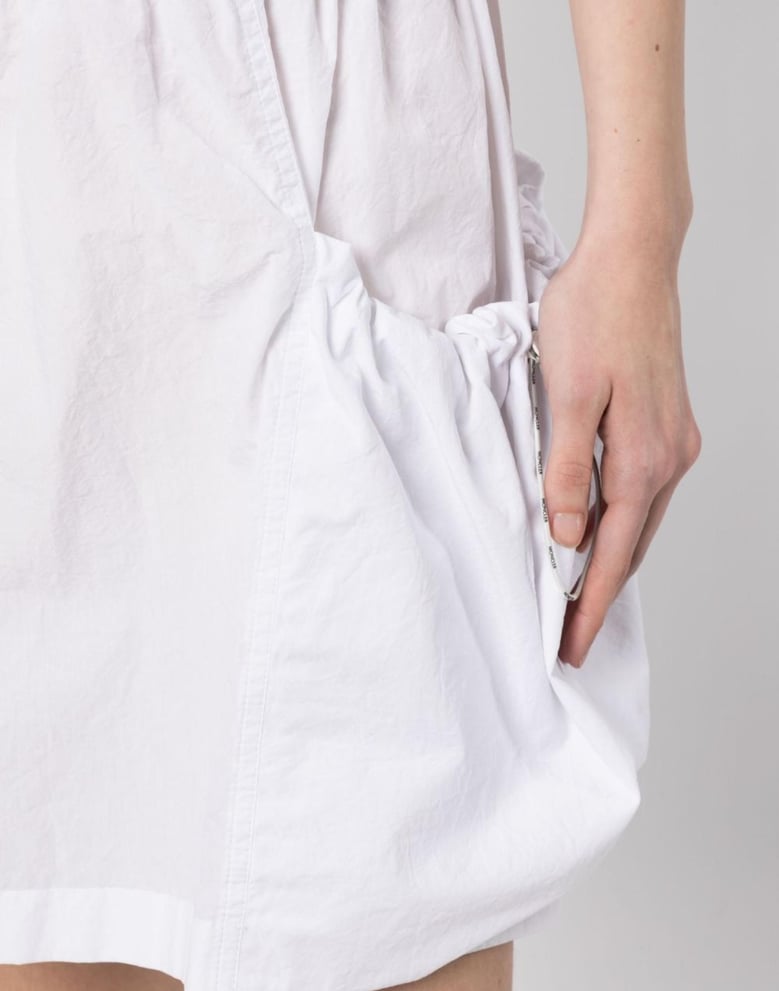 drawstring sleeveless dress by Selfnex