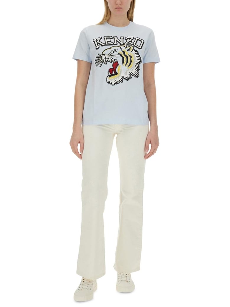 t shirt with tiger embroidery by Selfnex