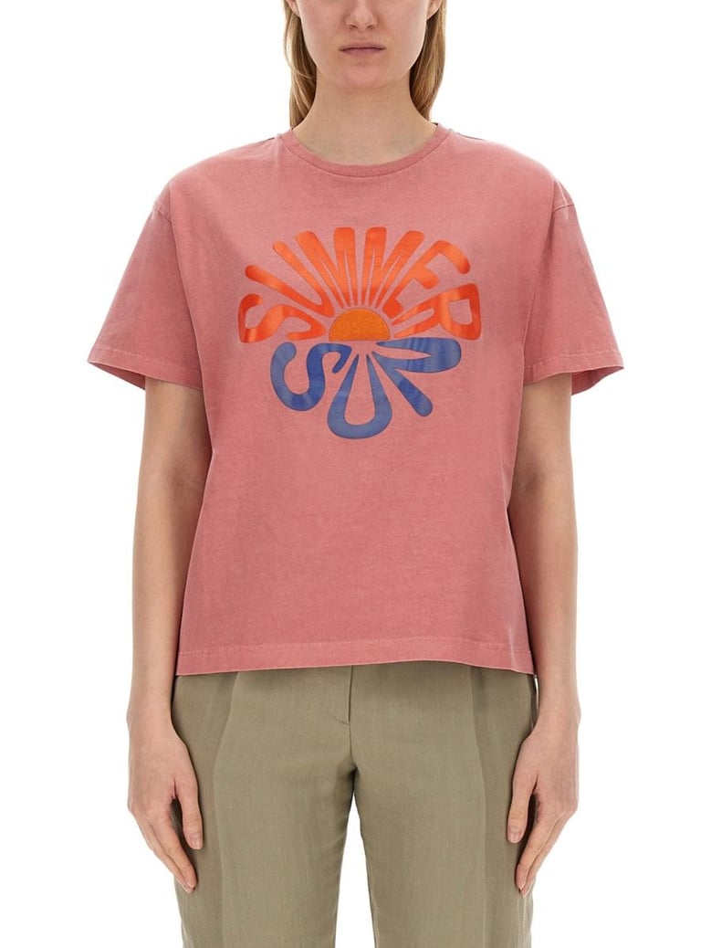 summer sun print t shirt by Selfnex