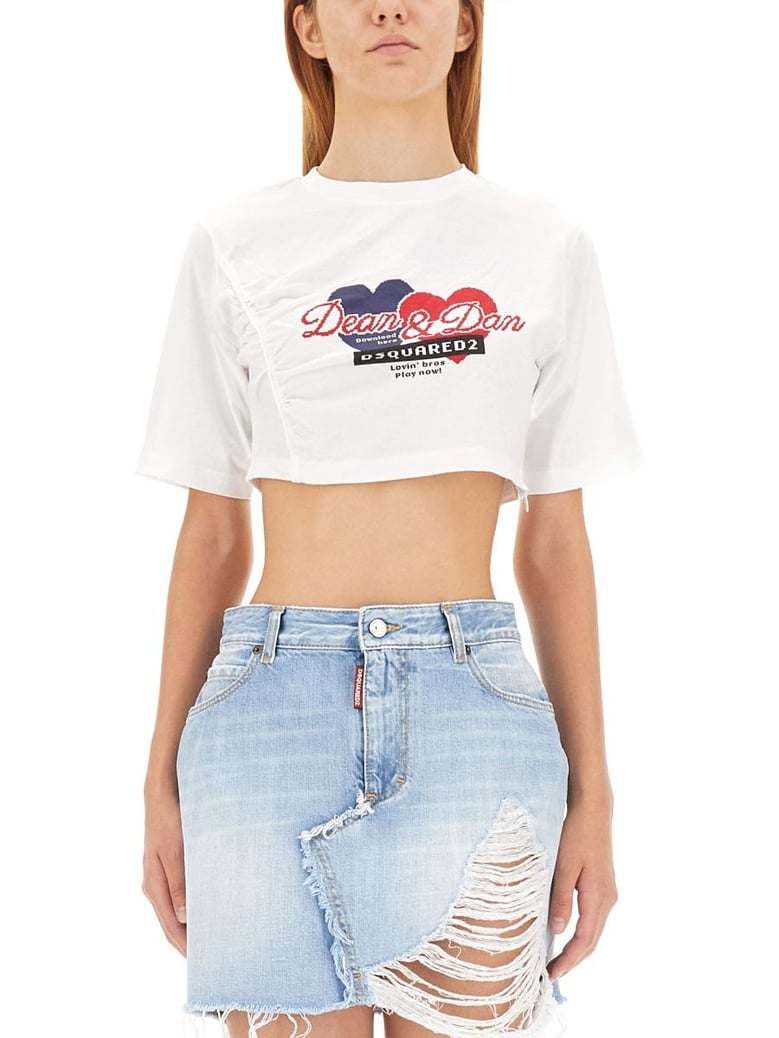 cropped fit t shirt by Selfnex