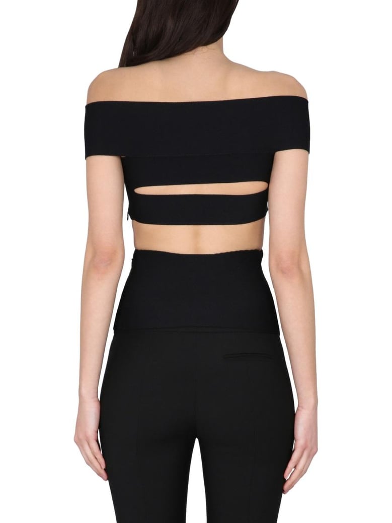top with cut out details by Selfnex