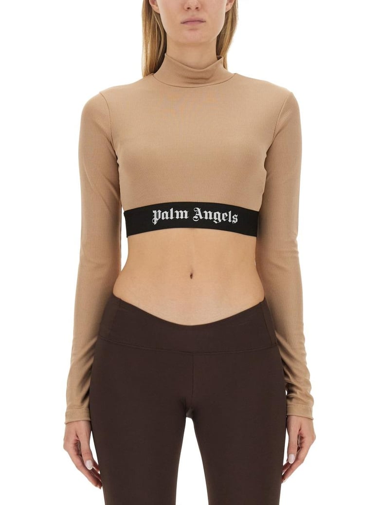 cropped top with logo by Selfnex