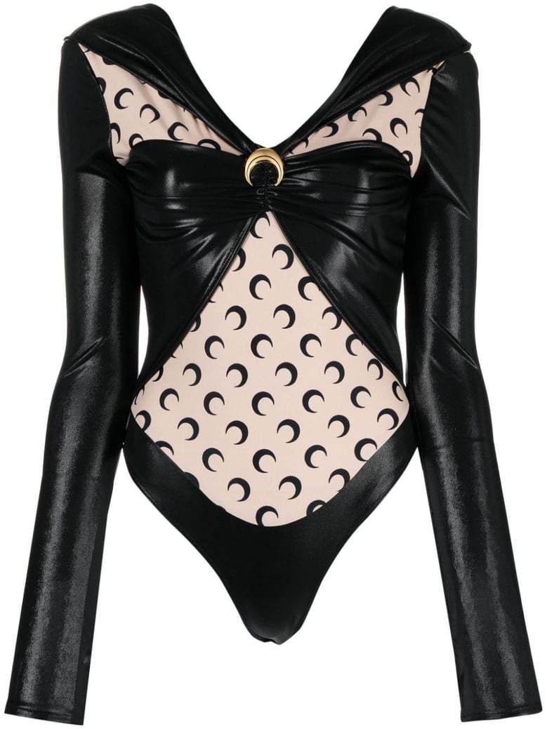 draped bodysuit by Selfnex