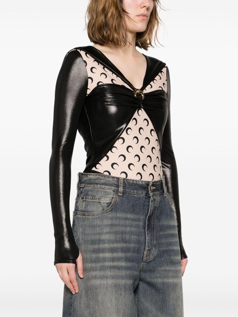 draped bodysuit by Selfnex