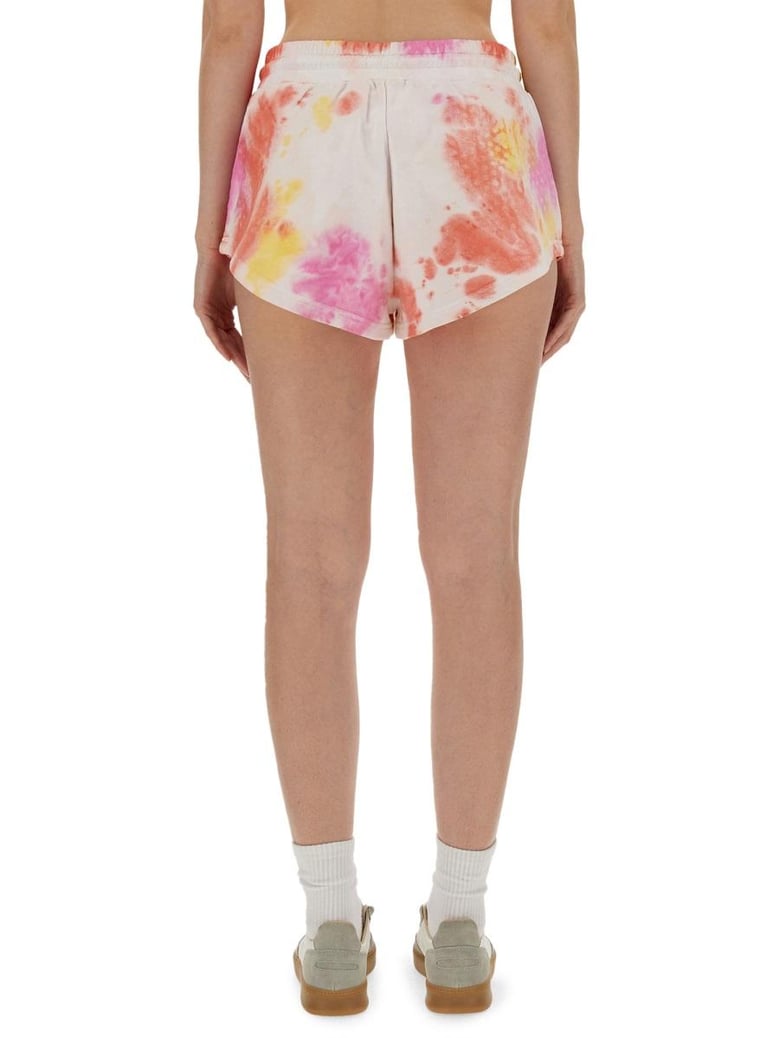 tie dye bermuda shorts by Selfnex