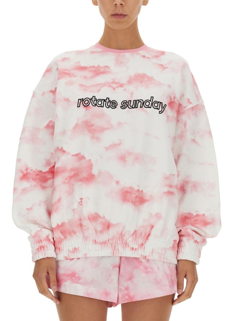 sweatshirt with logo embroidery by Selfnex