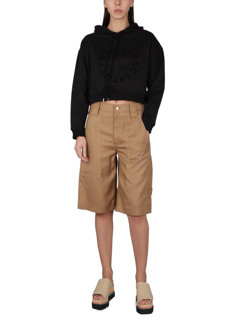 cropped sweatshirt with logo by Selfnex