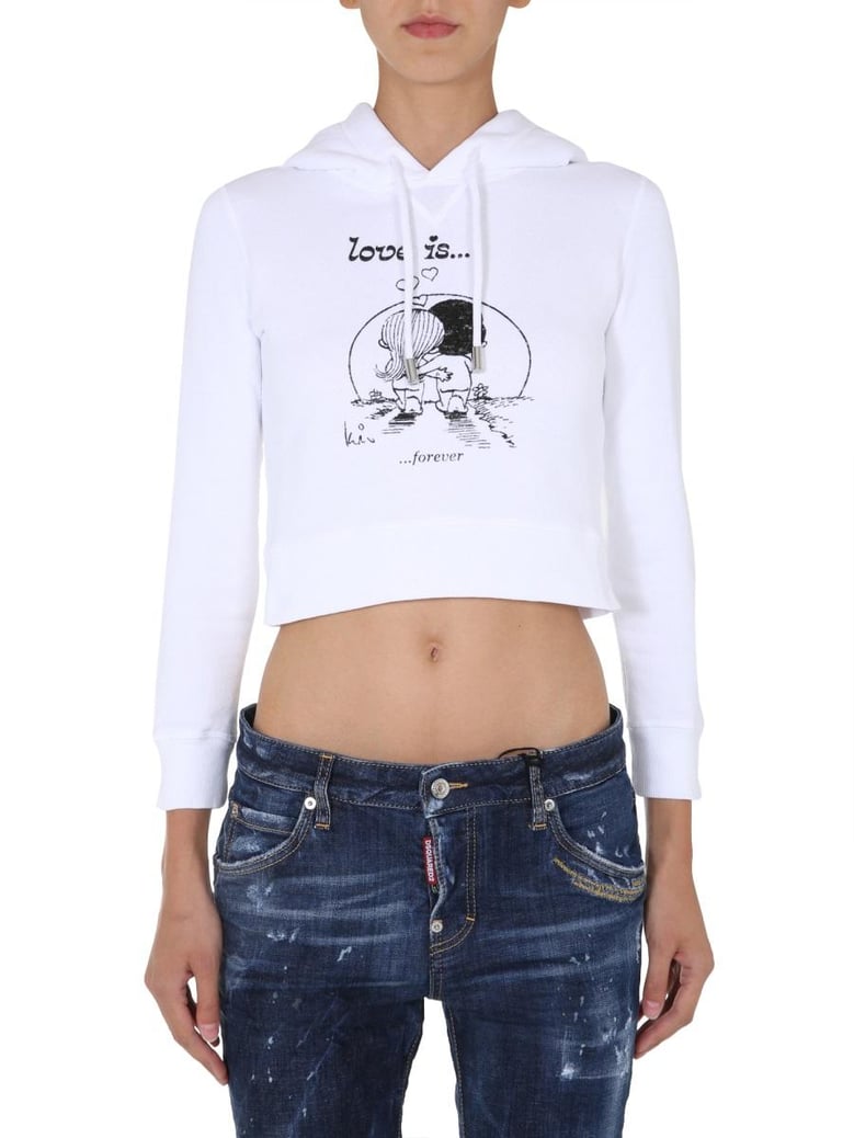 cropped sweatshirt by Selfnex