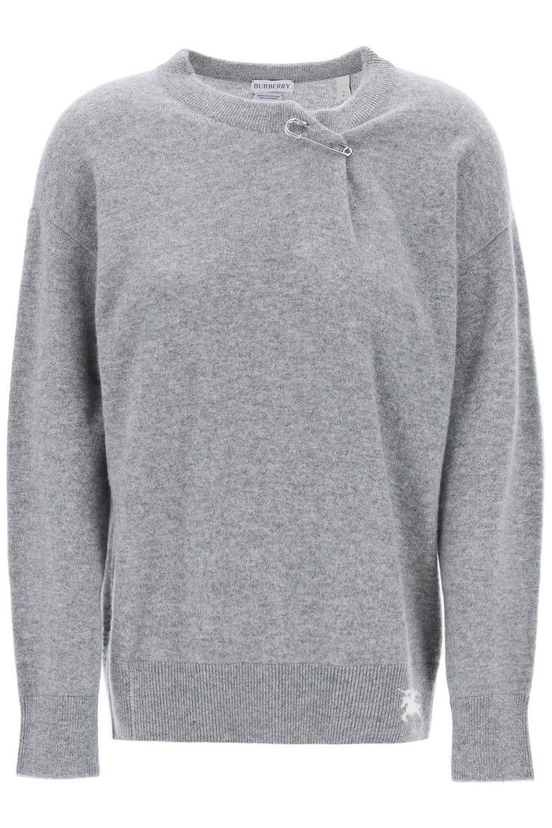 cashmere sweater with kilt pin by Selfnex