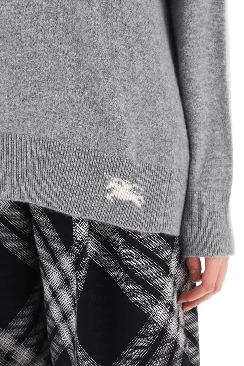 cashmere sweater with kilt pin by Selfnex