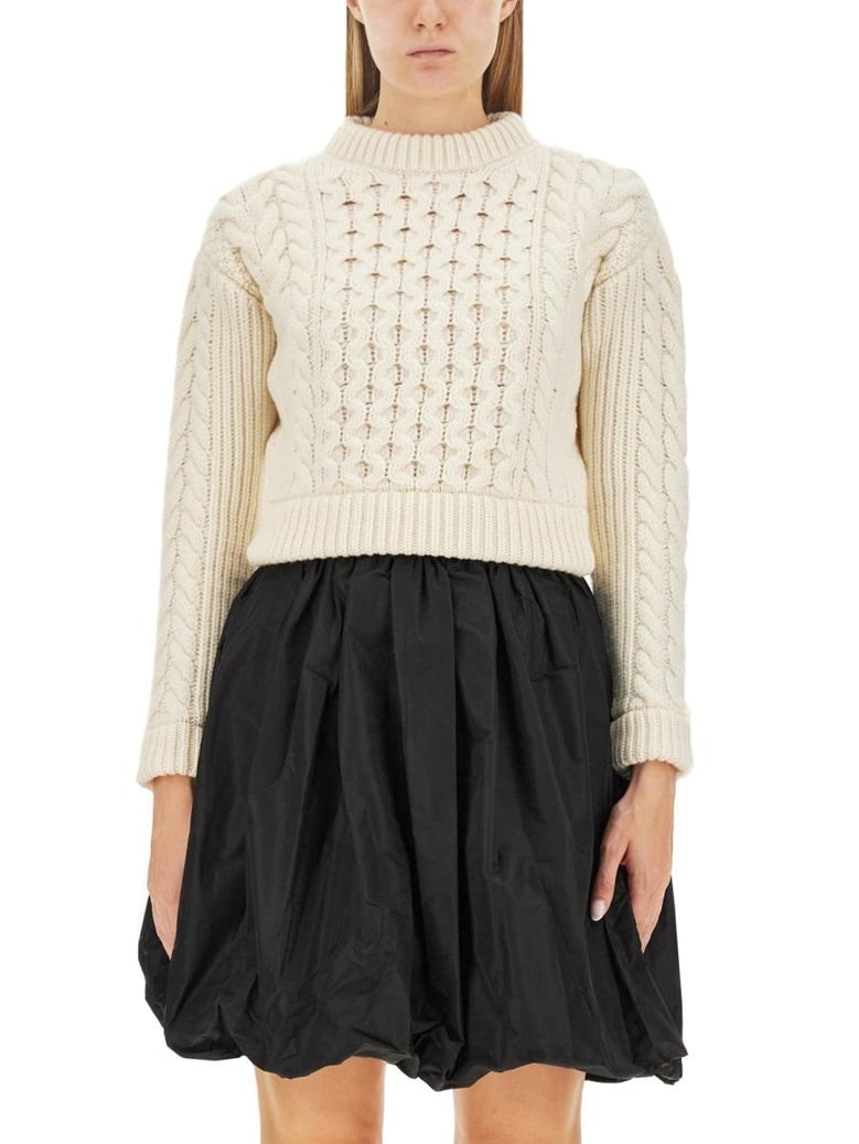 woven sweater by Selfnex