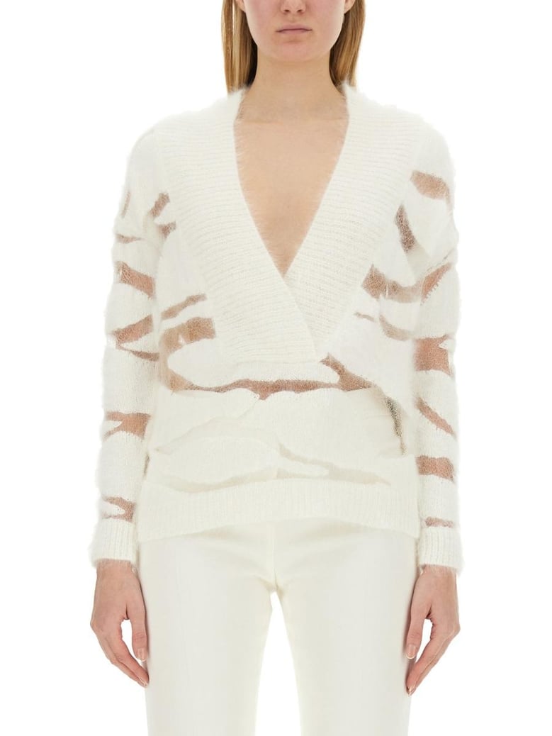 v neck sweater by Selfnex