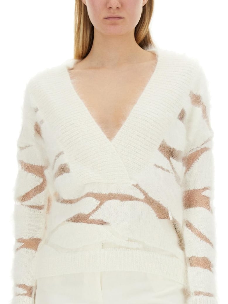 v neck sweater by Selfnex