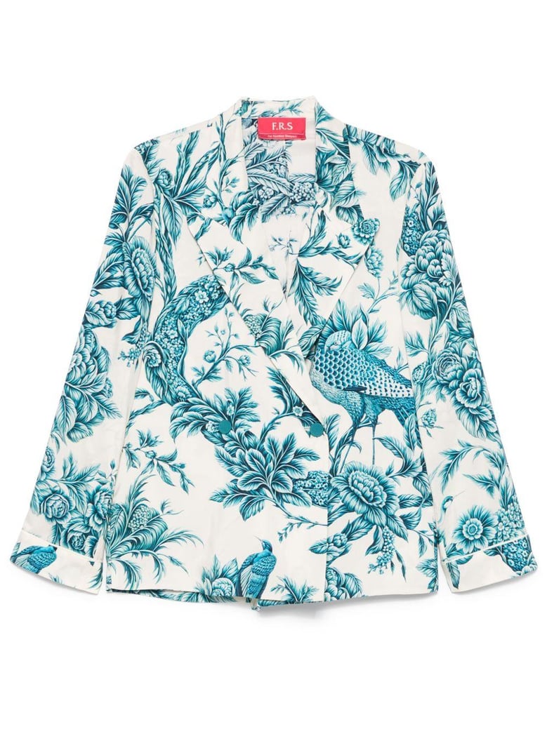 printed silk shirt by Selfnex