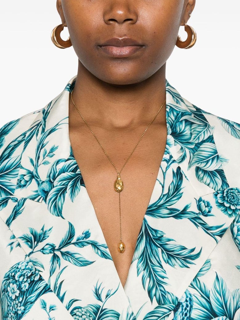 printed silk shirt by Selfnex