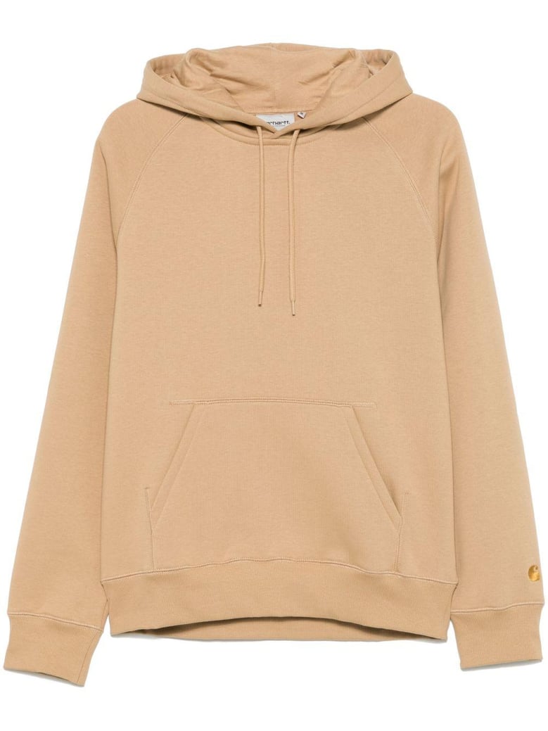 logo cotton hoodie by Selfnex