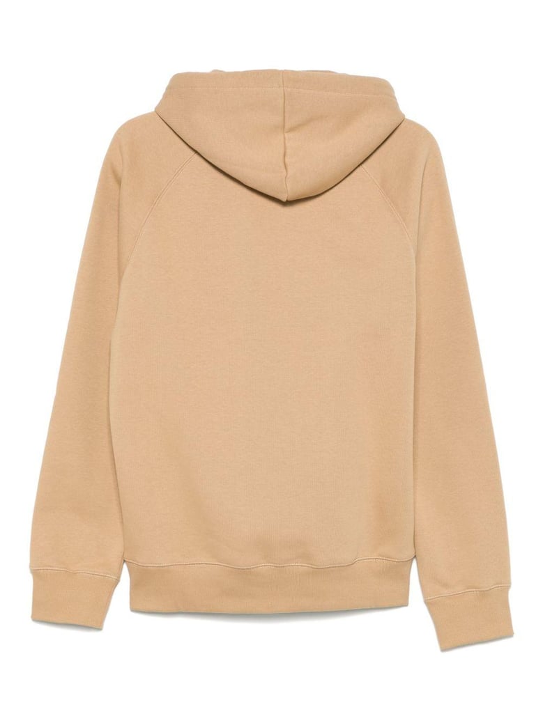 logo cotton hoodie by Selfnex