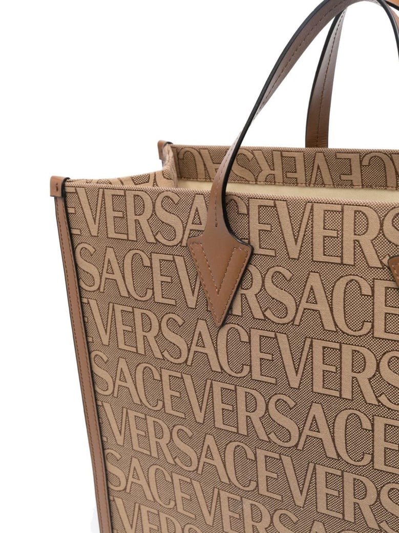 shopper bag with allover logo by Selfnex