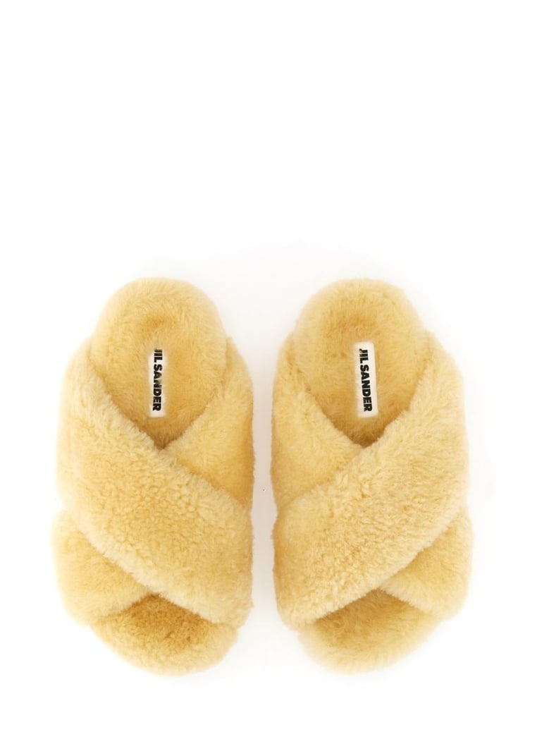 shearling sandal by Selfnex