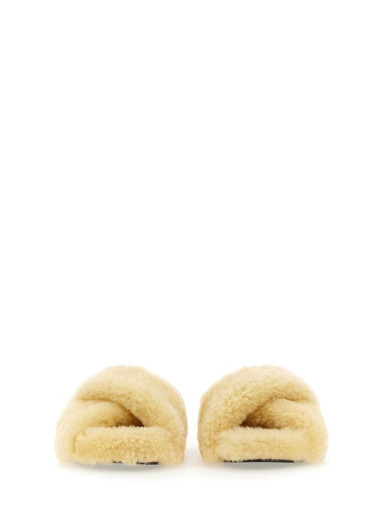 shearling sandal by Selfnex