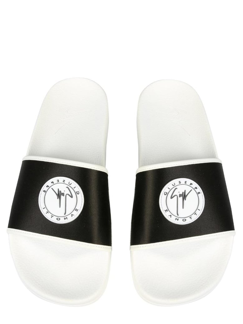 rubber slide sandals by Selfnex