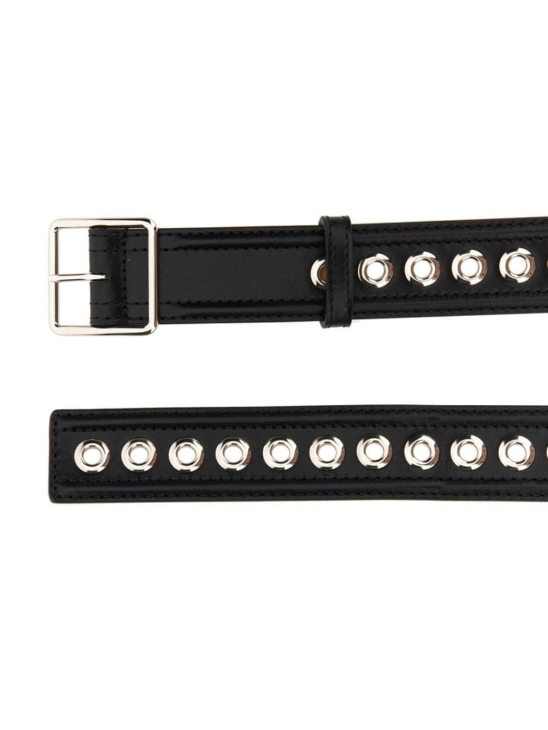 medium belt with eyelets by Selfnex