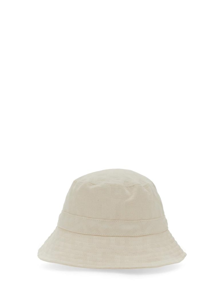 monogram bucket hat by Selfnex