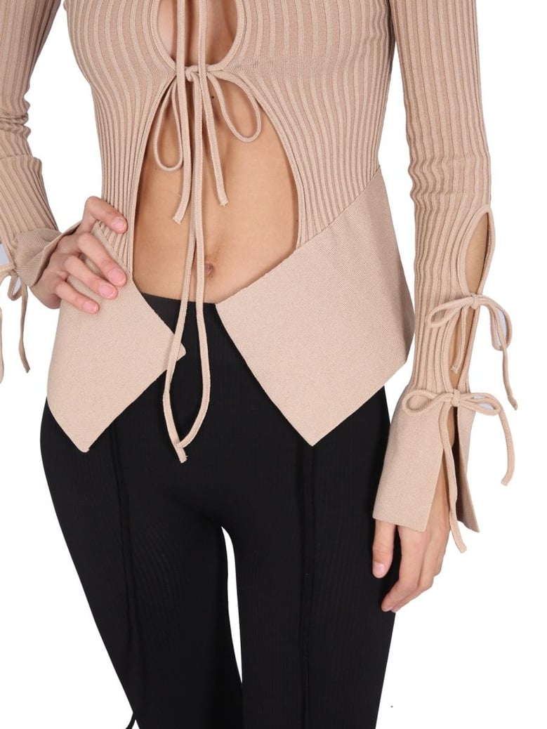 knitted cardigan by Selfnex