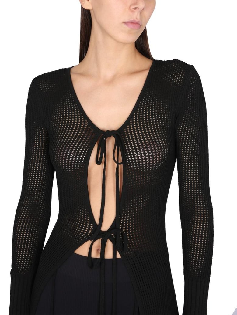long perforated jersey by Selfnex