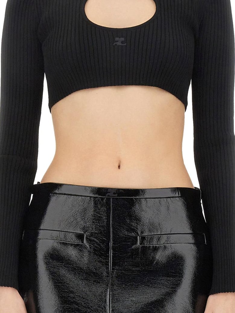 cropped shirt by Selfnex