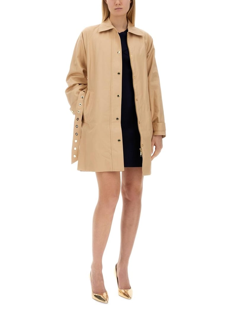 cotton trench coat by Selfnex