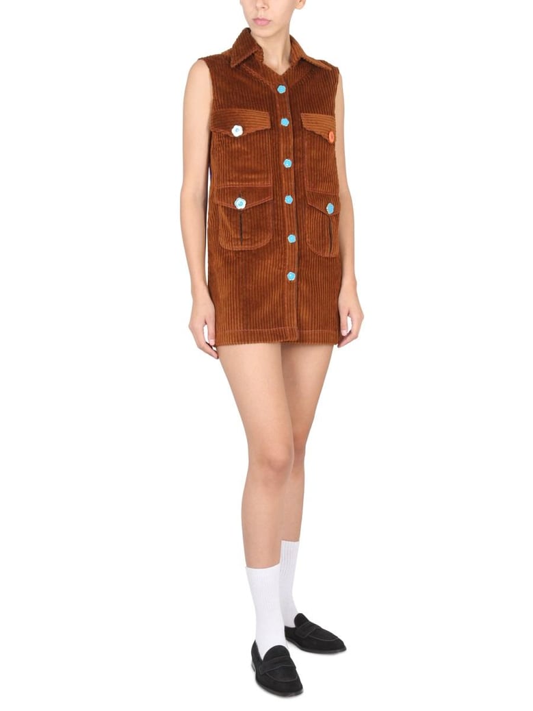 corduroy dress by Selfnex