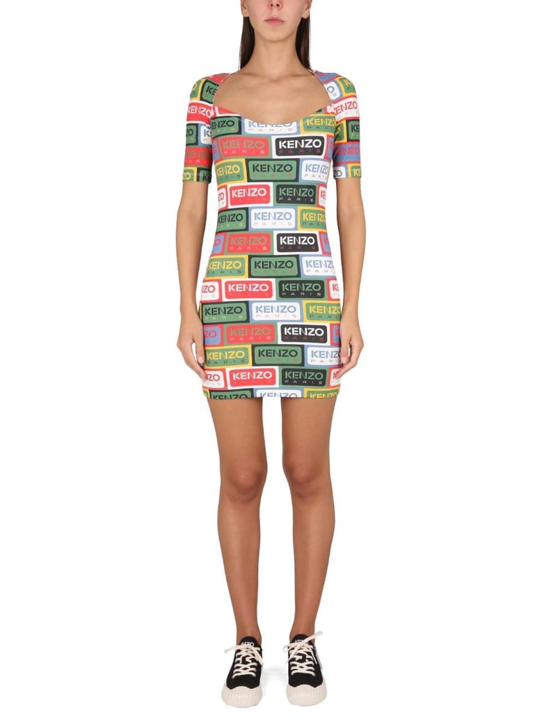 bodycon dress kenzo labels by Selfnex