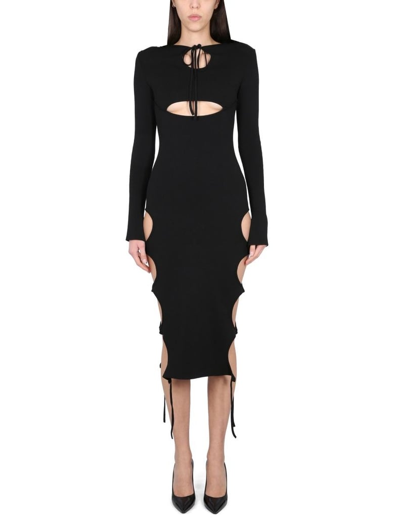 dress with cut-out details by Selfnex