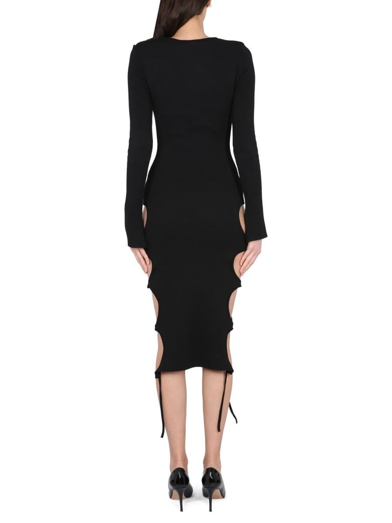 dress with cut-out details by Selfnex