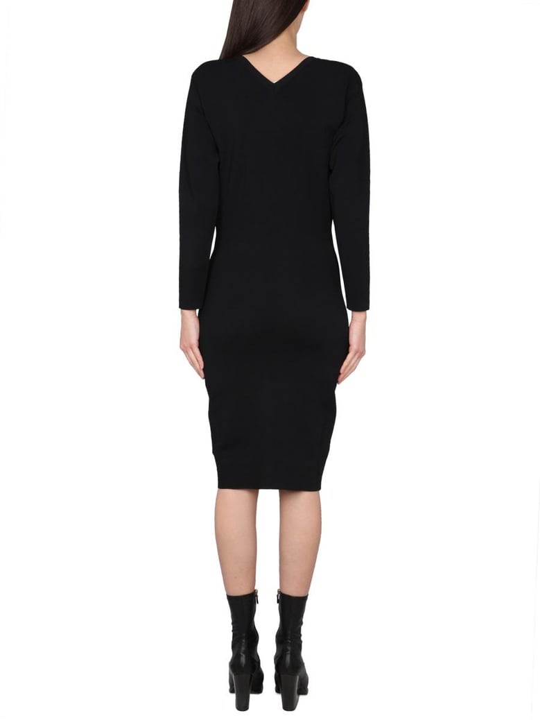 v-neck dress by Selfnex