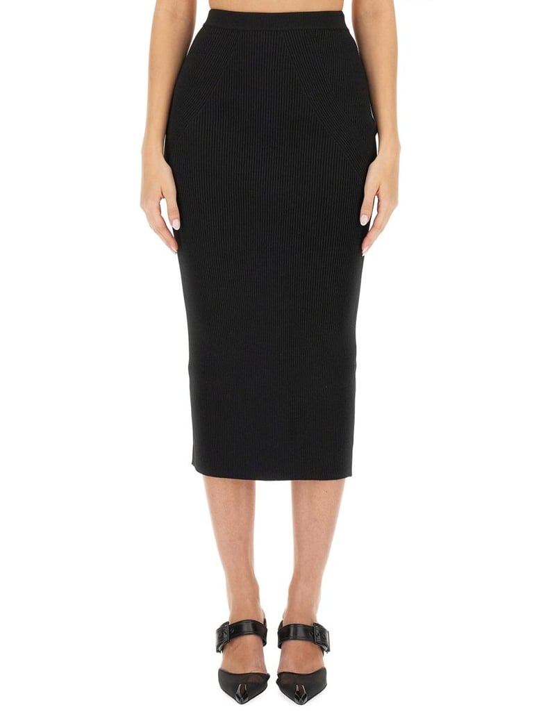 knit pencil skirt by Selfnex