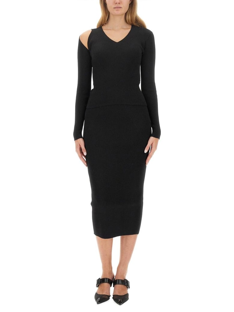 knit pencil skirt by Selfnex