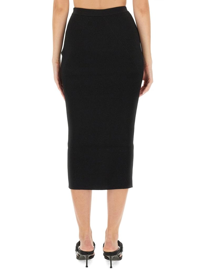 knit pencil skirt by Selfnex