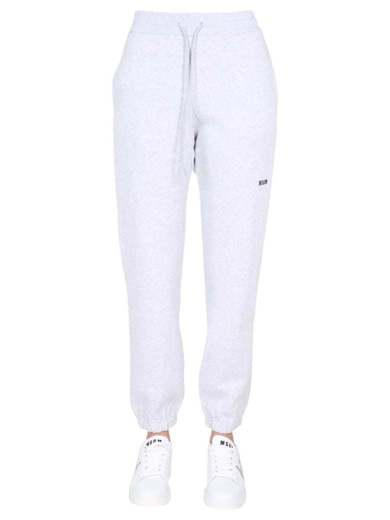 jogging pants with logo print by Selfnex
