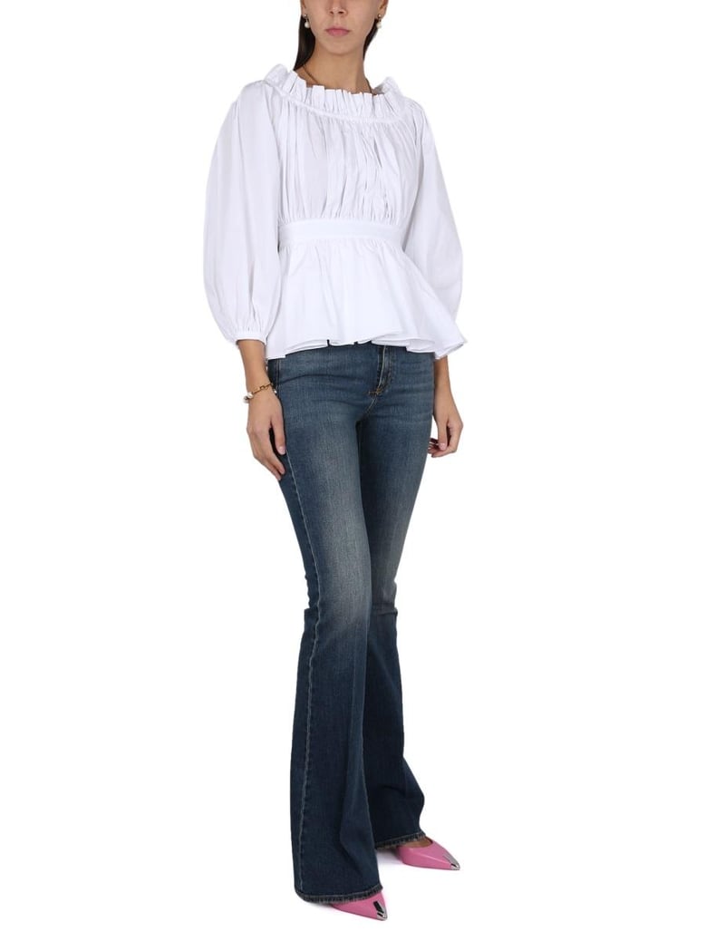 cotton poplin top by Selfnex
