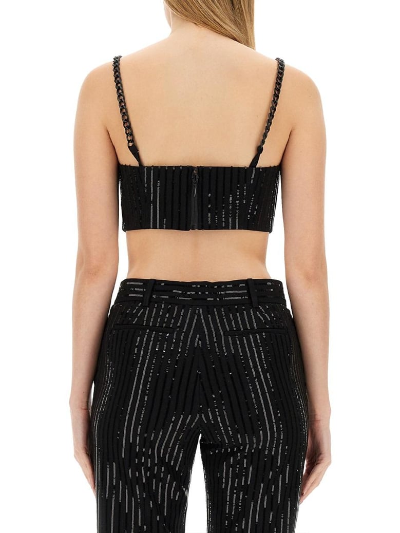 crepe bustier top by Selfnex