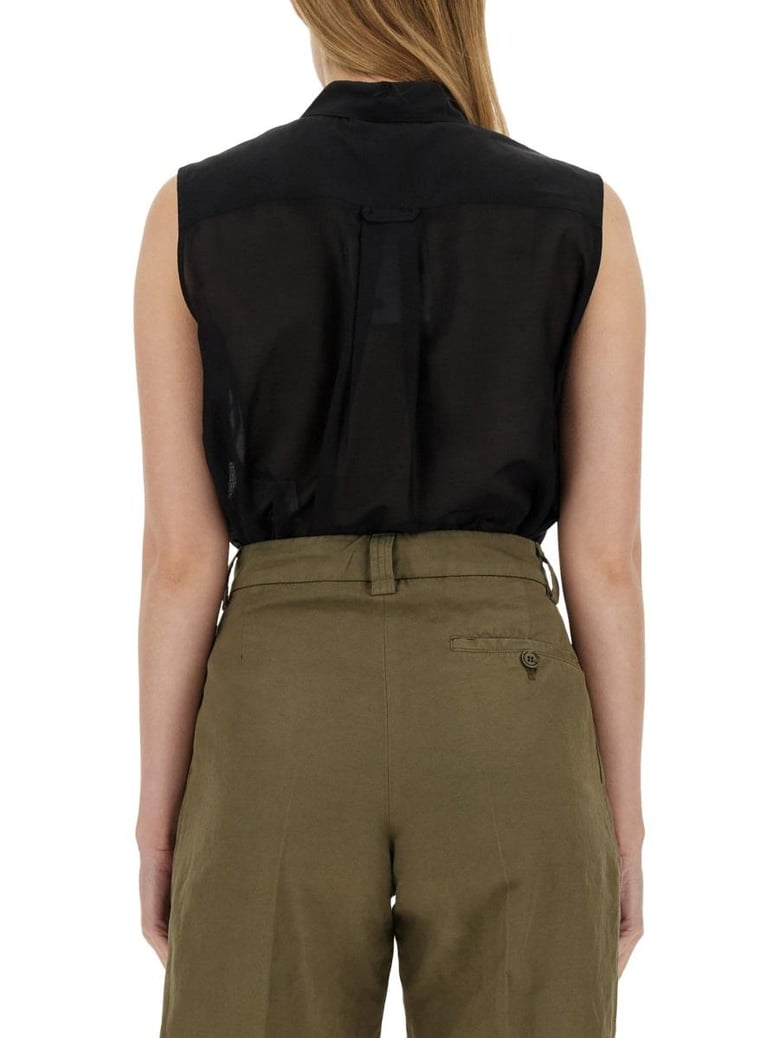 silk blend shirt by Selfnex