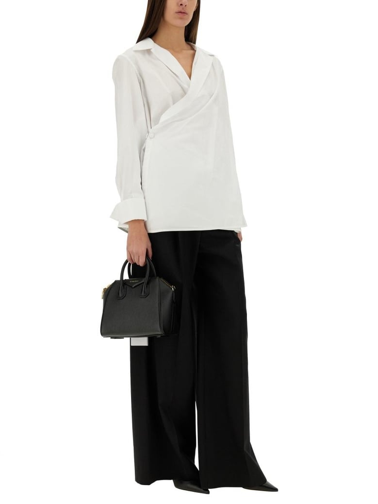 wrap-around shirt by Selfnex