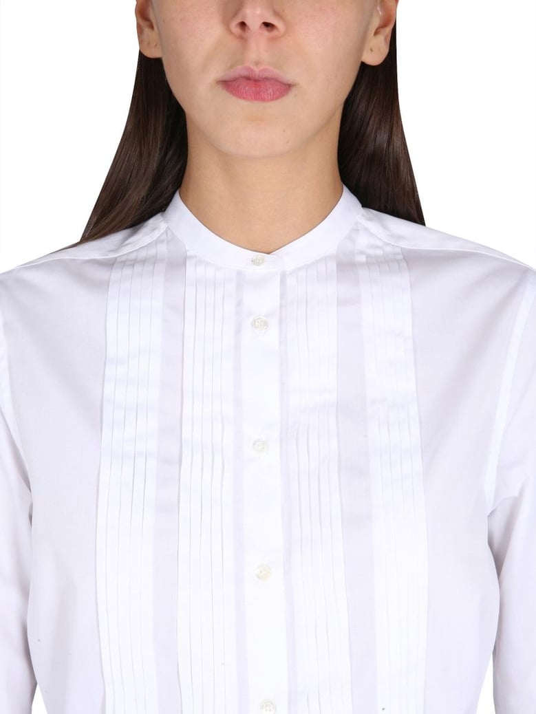 korean collar shirt by Selfnex
