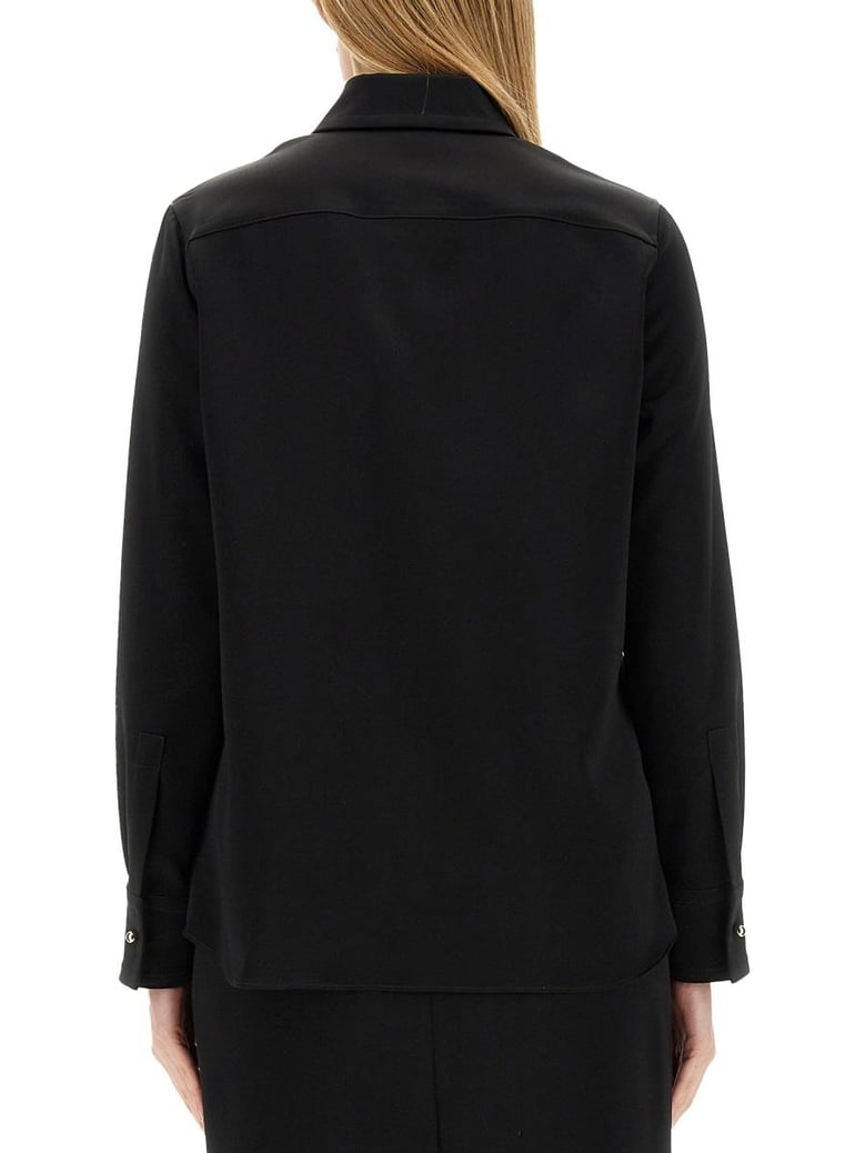 crepe de chine shirt by Selfnex