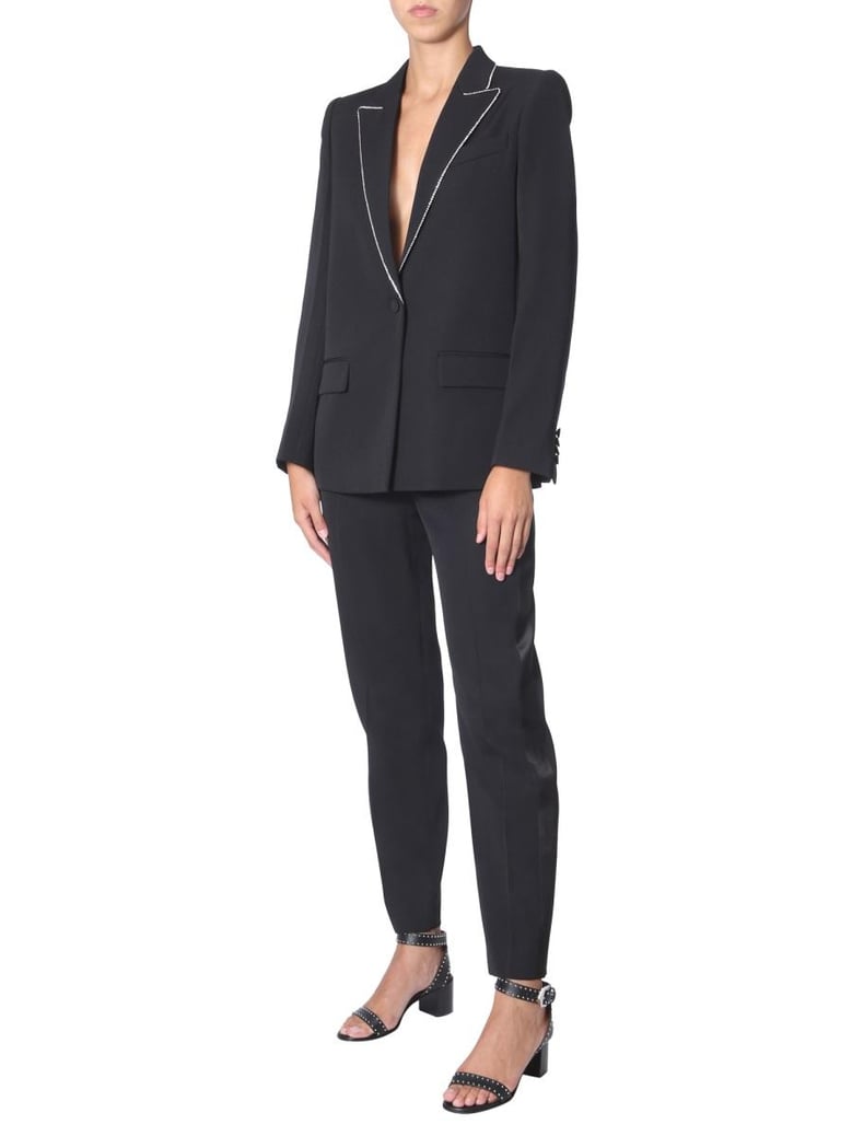 wool blazer with strass by Selfnex