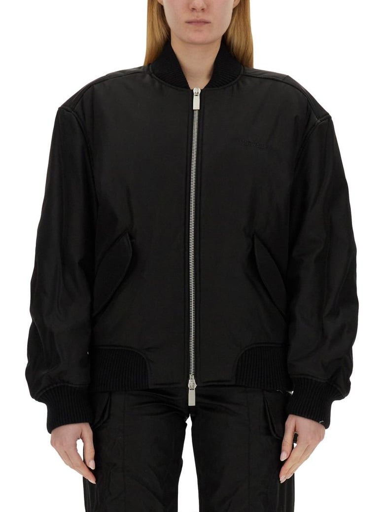 nylon bomber jacket by Selfnex