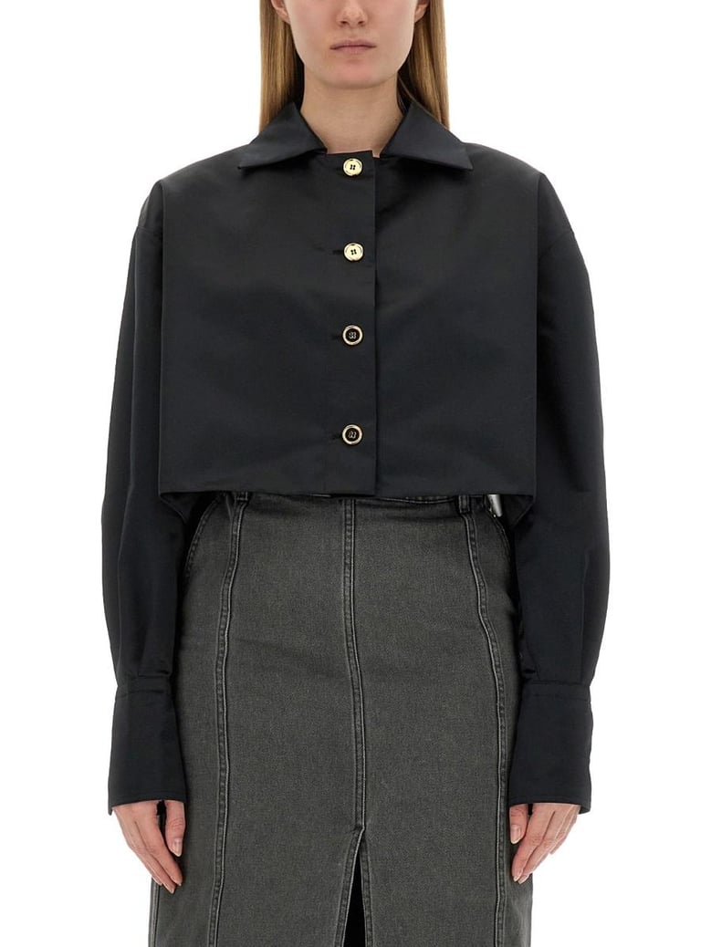 cropped fit jacket by Selfnex